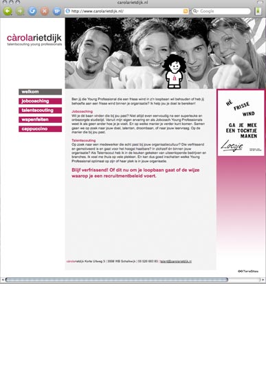 Screenshot website CarolaRietdijk.nl
